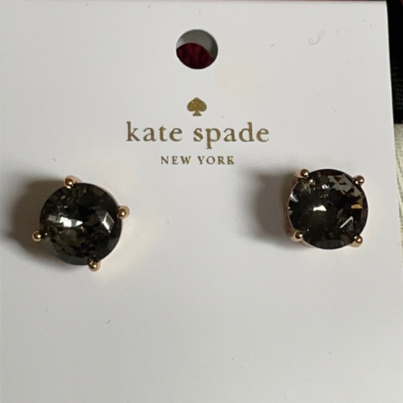 kate spade Jewelry - NWT Kate Spade ♠️ smoky glass earrings